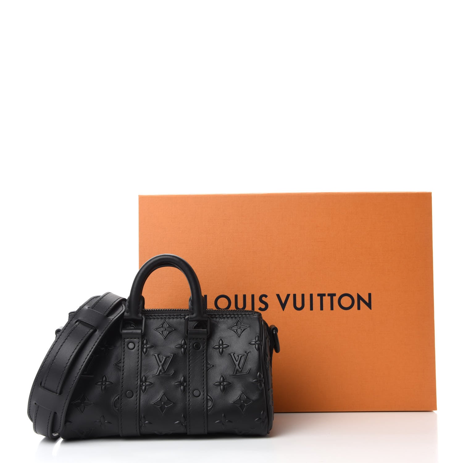 Louis Vuitton Monogram Seal Keepall XS Black 10 of 10