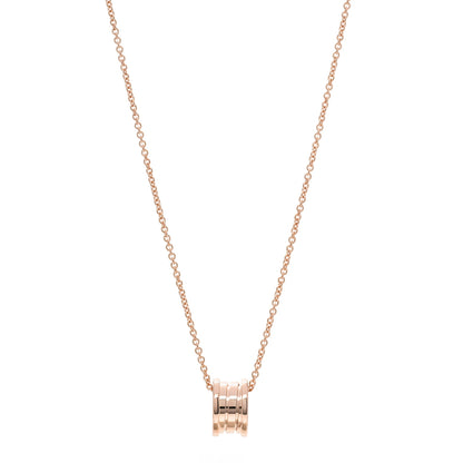 Bulgari 18K Rose Gold B.Zero1 Pendant Necklace 1 of 6