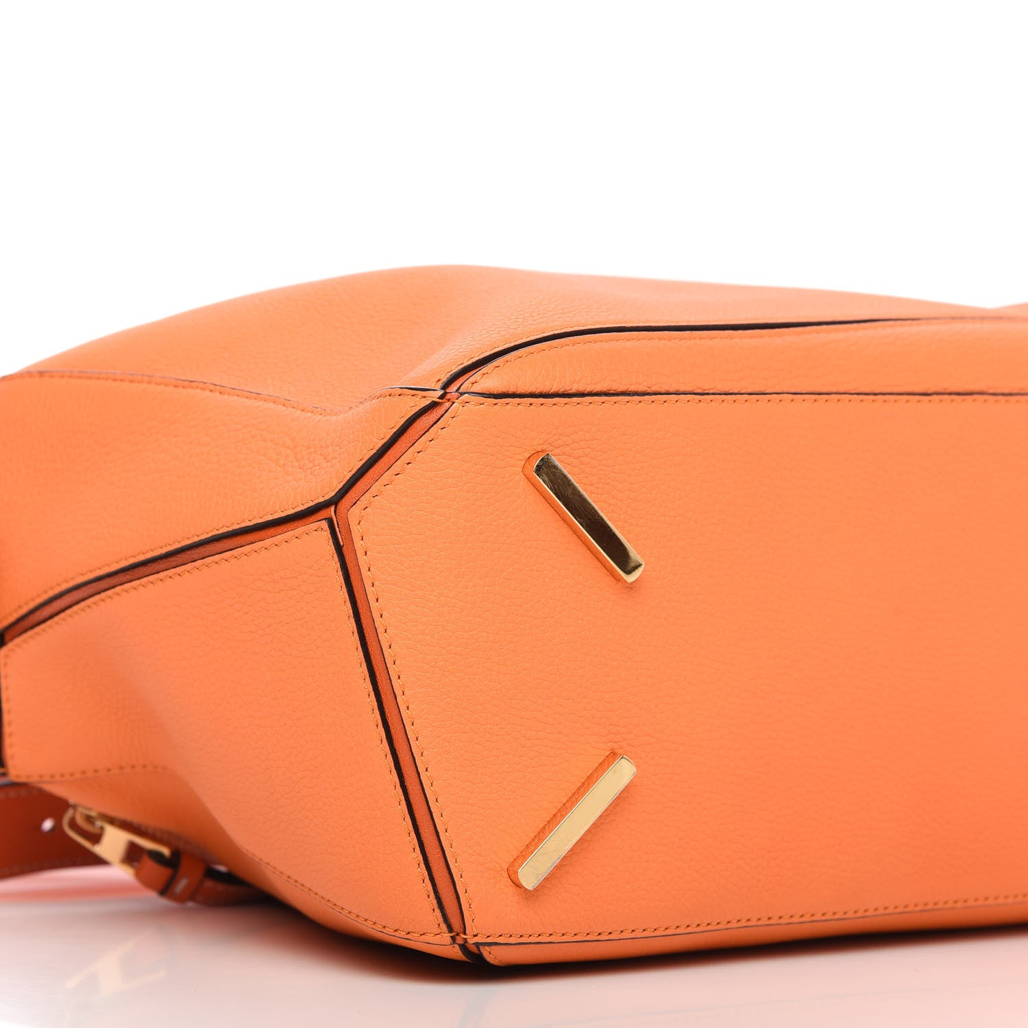 Loewe Calfskin Medium Puzzle Bag Coral 6 of 9