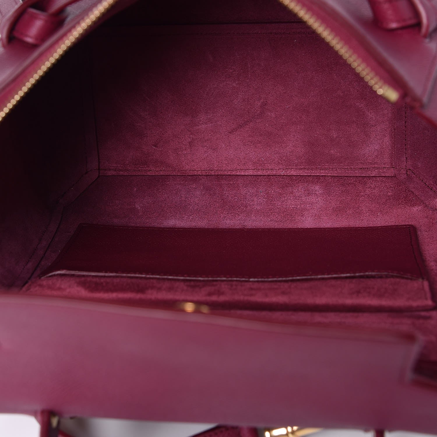 Celine Baby Grained Calfskin Micro Belt Bag Plum 6 of 14