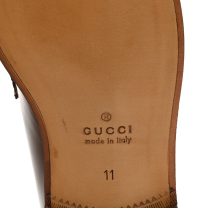 Gucci Millennial Ribot Mens Cara Loafers 11 Brown Sugar 7 of 10