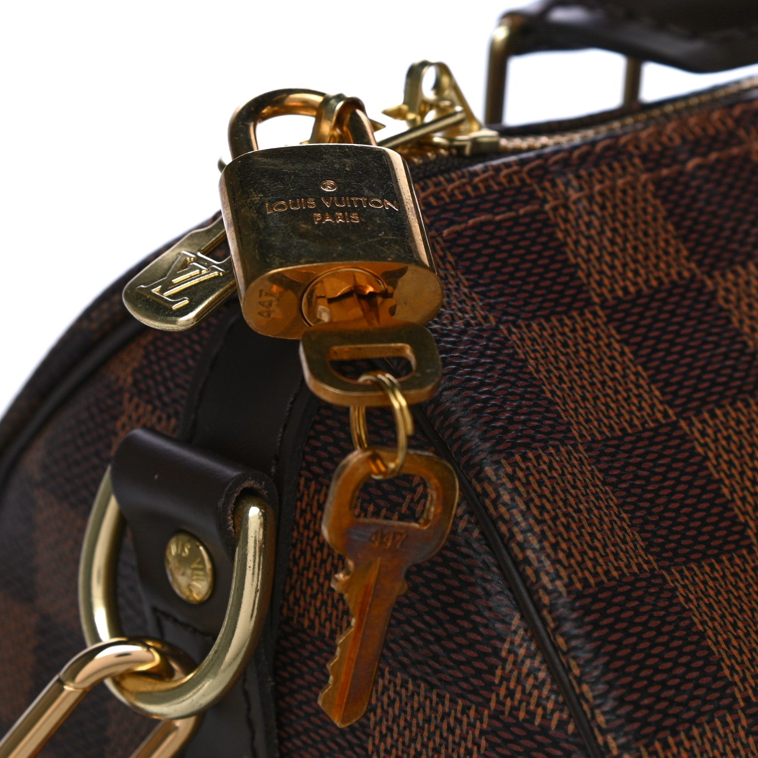 Louis Vuitton Damier Ebene Speedy Bandouliere 25 12 of 12