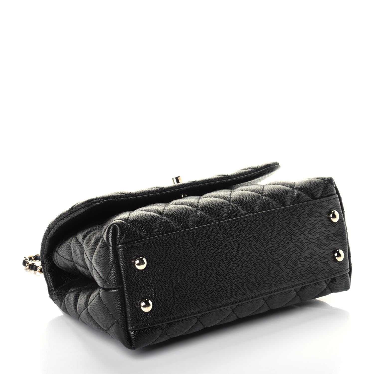 Chanel Caviar Quilted Mini Coco Handle Flap Black 5 of 11