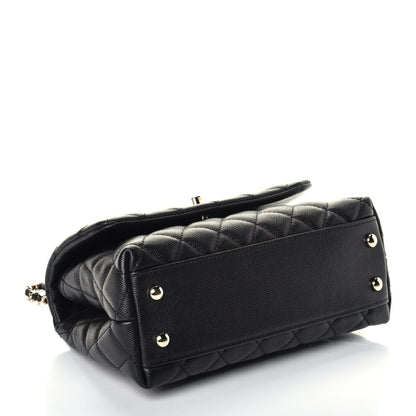 Chanel Caviar Quilted Mini Coco Handle Flap Black 5 of 11