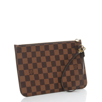 Louis Vuitton Damier Ebene Neverfull MM GM Pochette 3 of 9