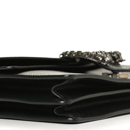Gucci Pebbled Calfskin Small Dionysus Shoulder Bag Black 11 of 12