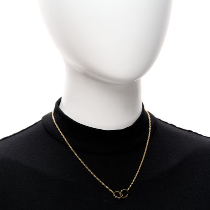 Cartier 18K Yellow Gold Interlocking LOVE Necklace 2 of 5
