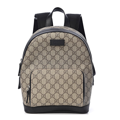 Gucci GG Supreme Monogram Small Eden Day Backpack Black 1 of 14