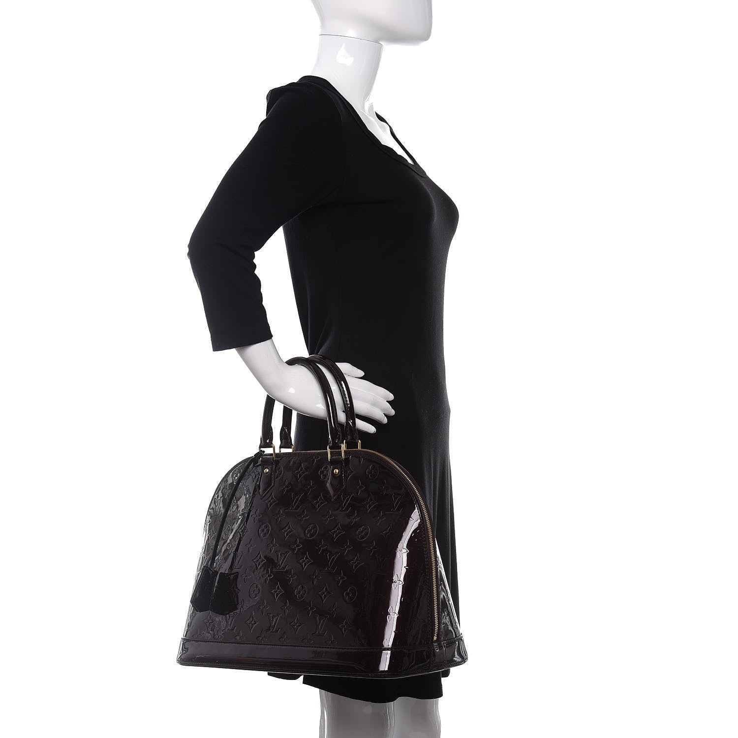 Louis Vuitton Vernis Alma GM Amarante 2 of 16