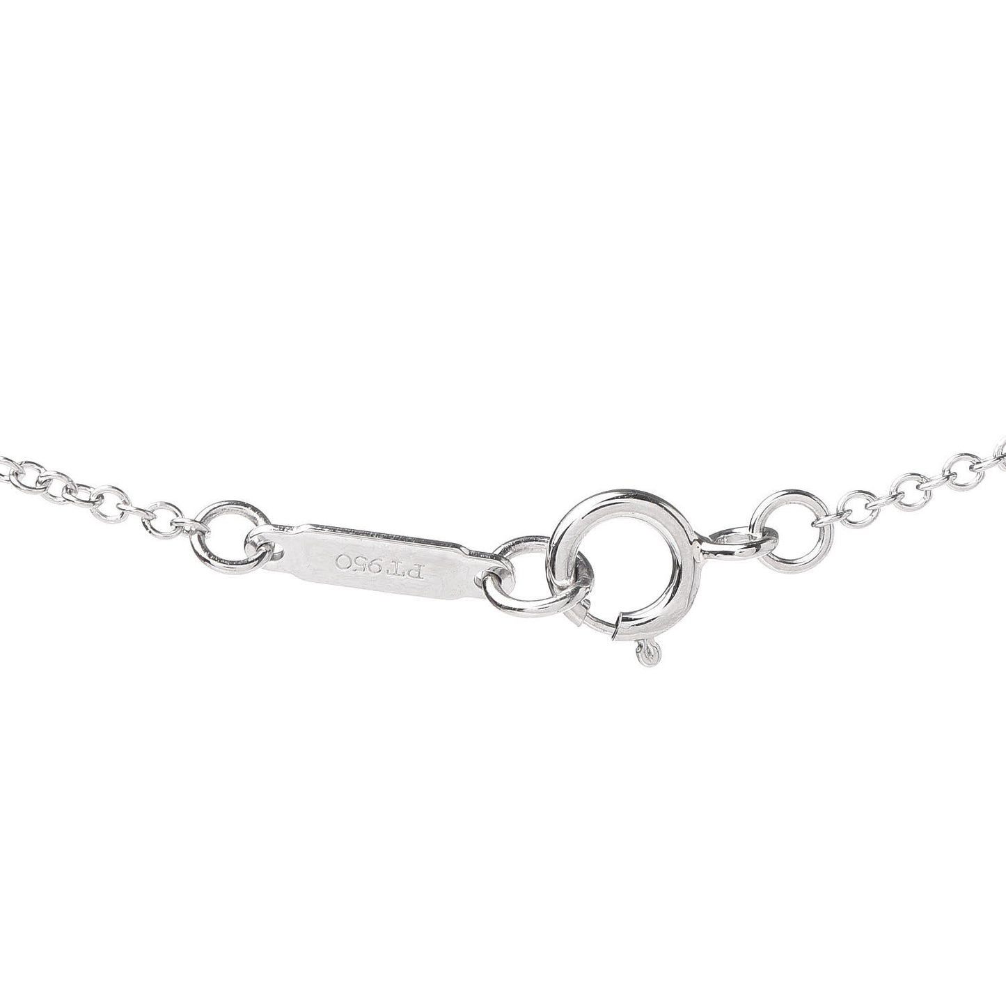 Platinum Diamond Heart Pendant Necklace