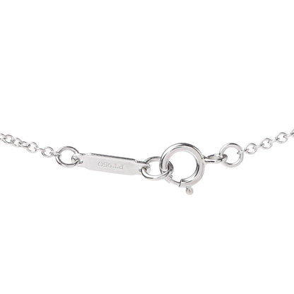 Tiffany Platinum Diamond Heart Pendant Necklace 5 of 5