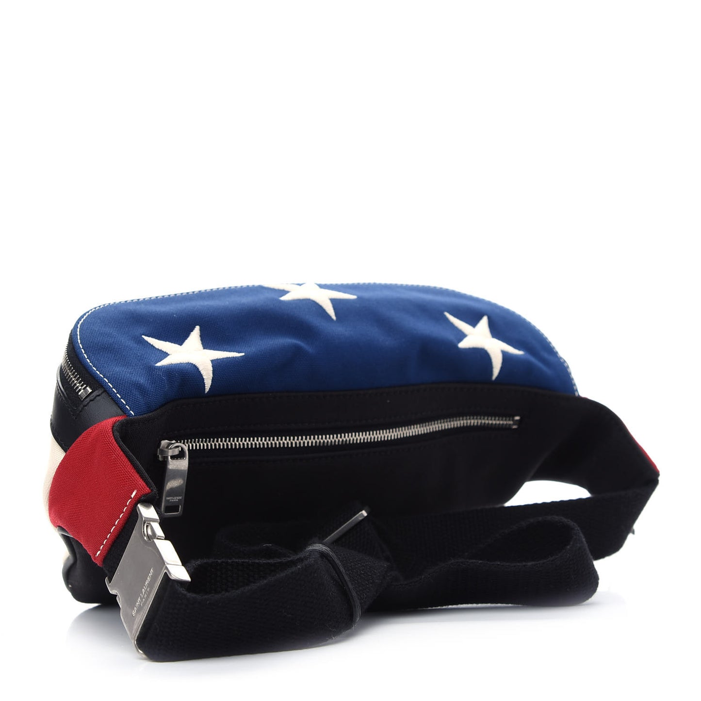 Canvas Classic Belt Bag Red Blue White