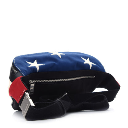 Saint Laurent Canvas Classic Belt Bag Red Blue White 3 of 9