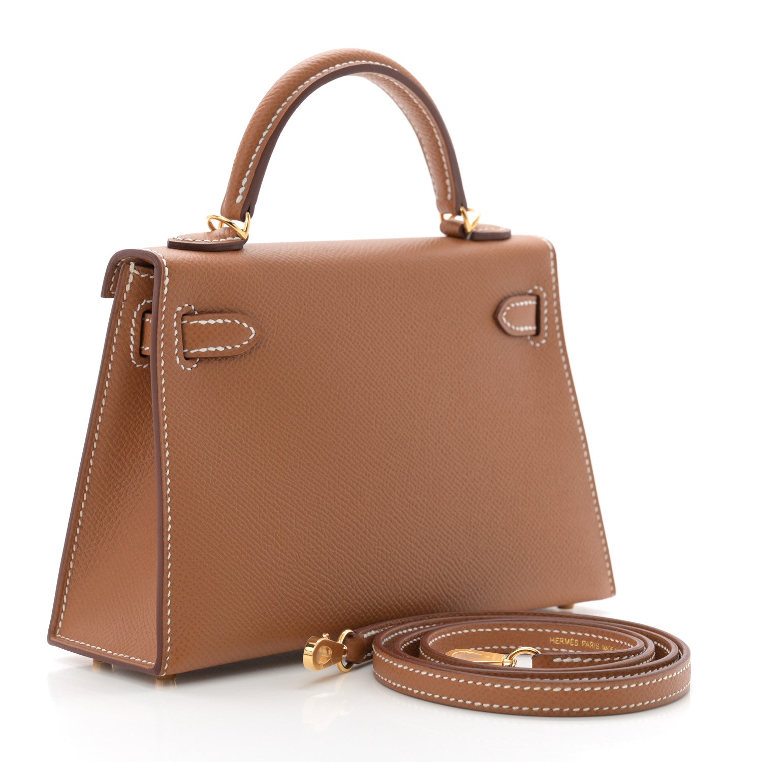 Hermes Epsom Mini Kelly Sellier 20 Gold 3 of 11