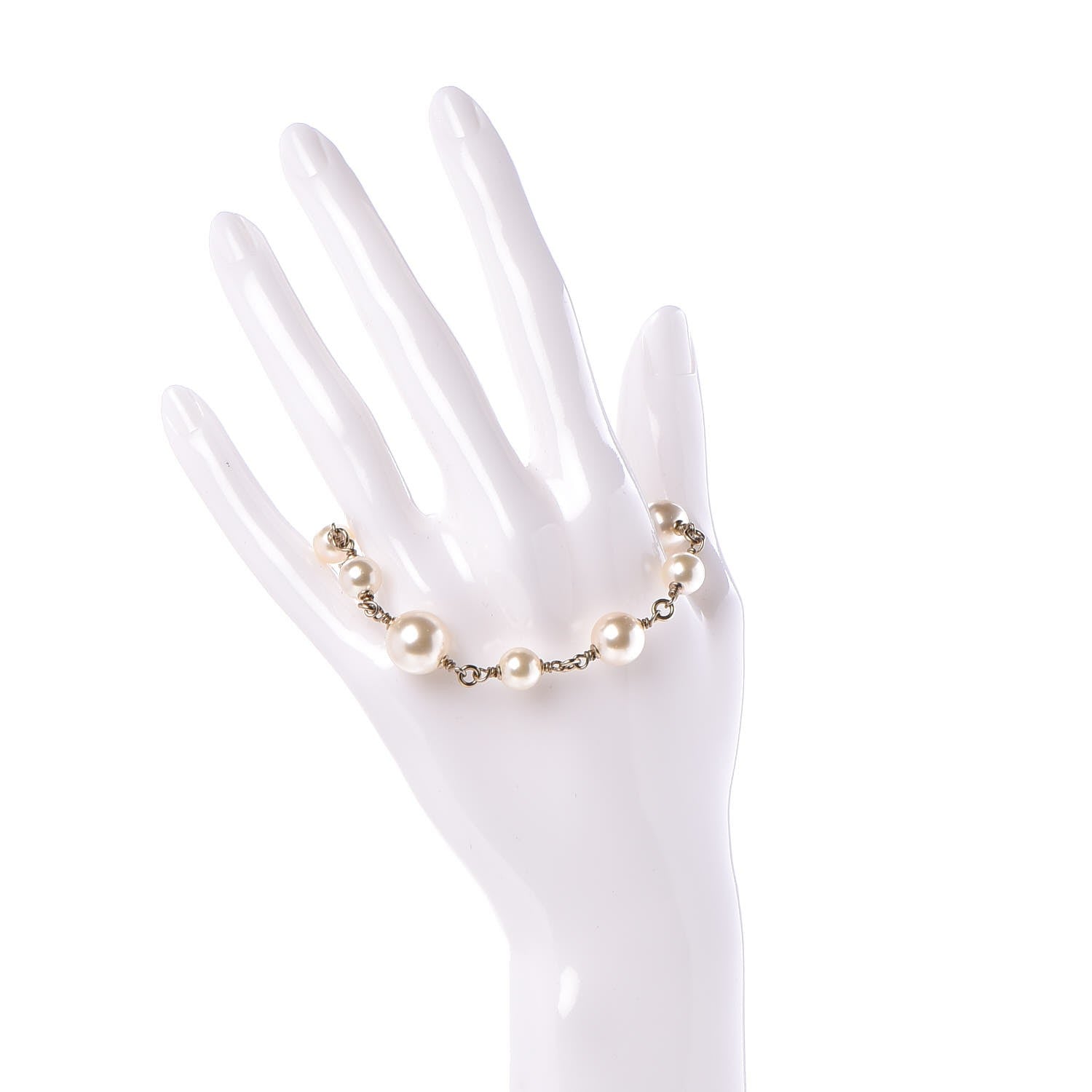 Chanel Pearl CC Bracelet Gold 2 of 5