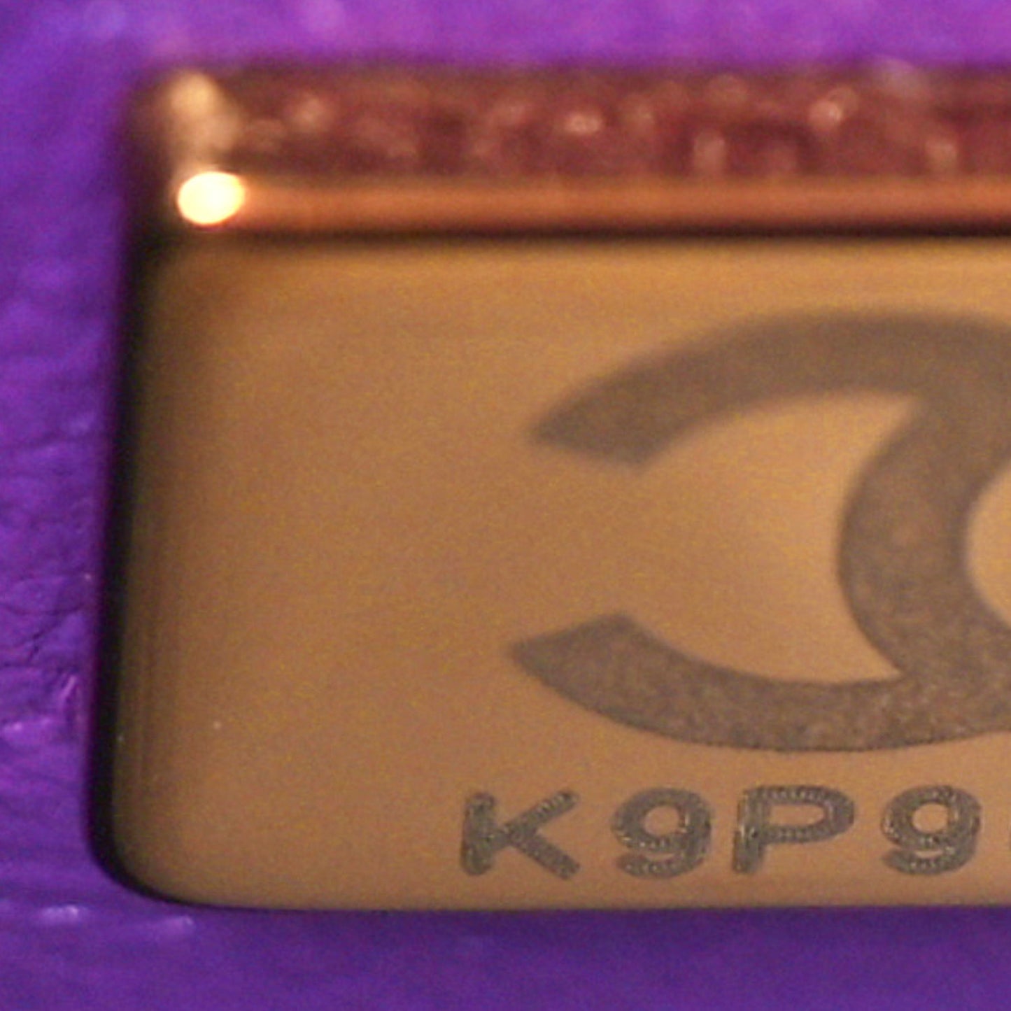 Caviar Quilted Mini Bucket Bag Purple