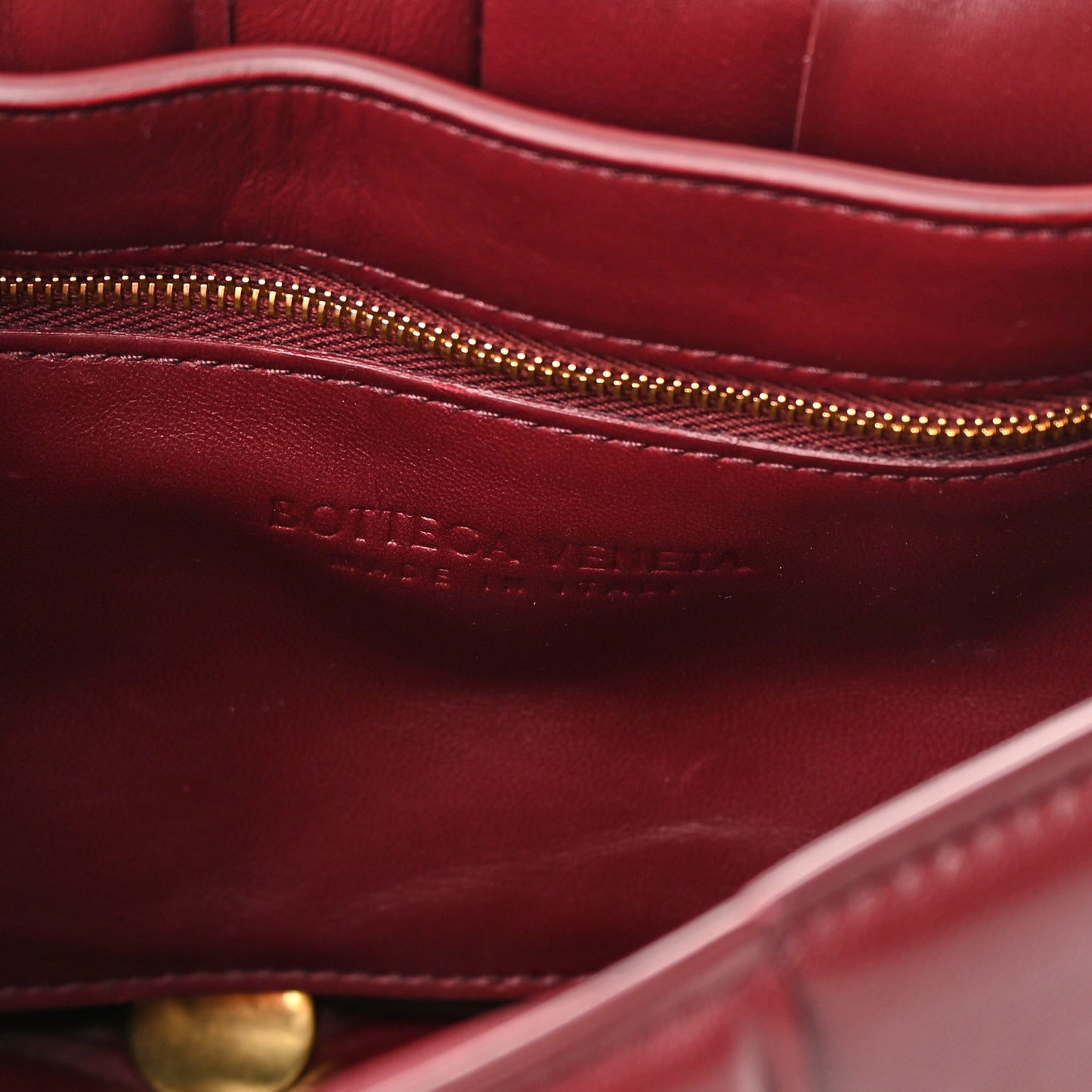 Nappa Maxi Intreccio Studded Padded Cassette Crossbody Bag Barolo
