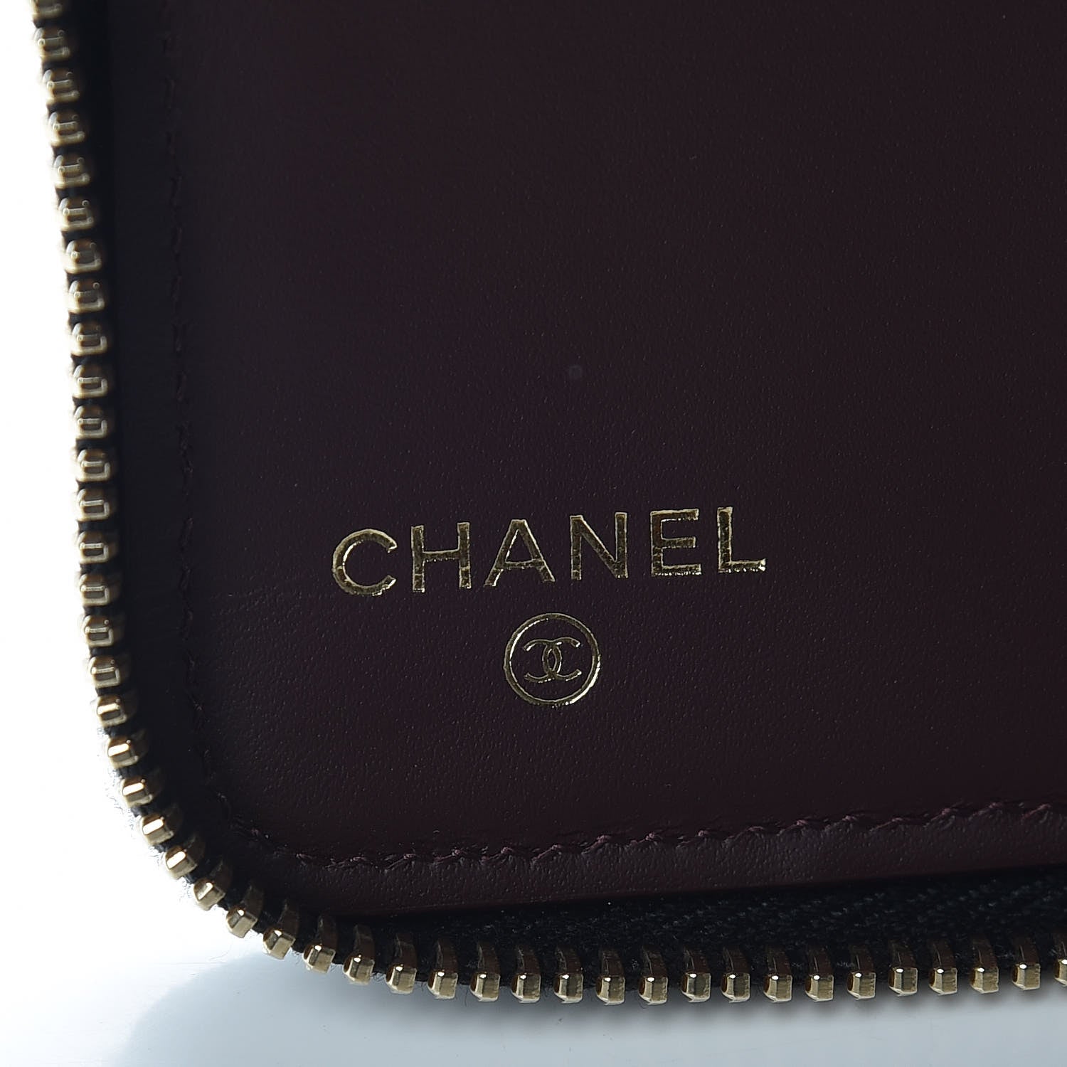 Chanel Caviar Quilted Large Zip Around Organizer Wallet Black 6 of 10