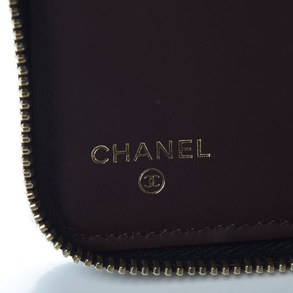Chanel Caviar Quilted Large Zip Around Organizer Wallet Black 6 of 10