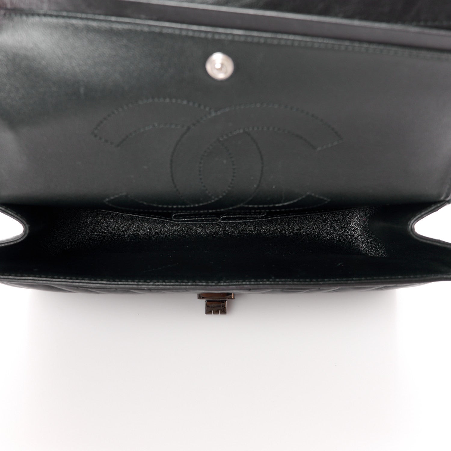 Chanel Aged Calfskin Chevron Quilted 2.55 Reissue 225 Flap So Black 5 of 12