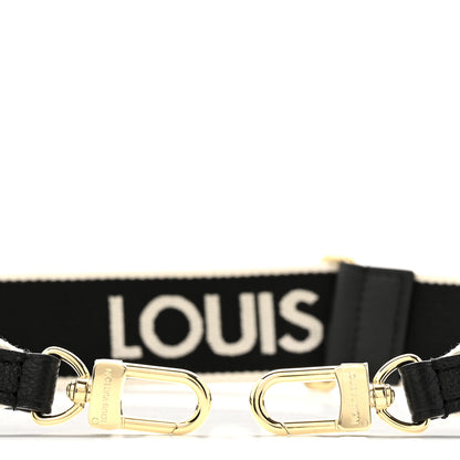 Louis Vuitton Jacquard Diane Shoulder Strap Black Ivory 3 of 3