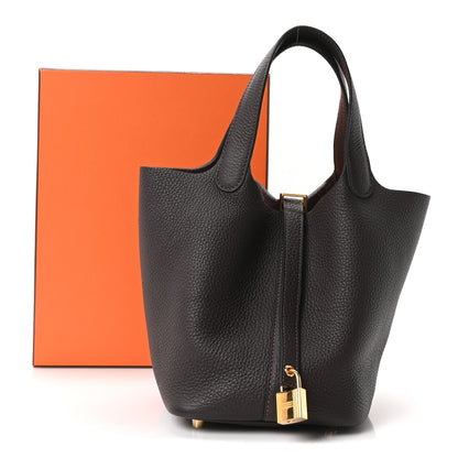 Hermes Taurillon Clemence Picotin Lock 18 PM Ebene 11 of 11