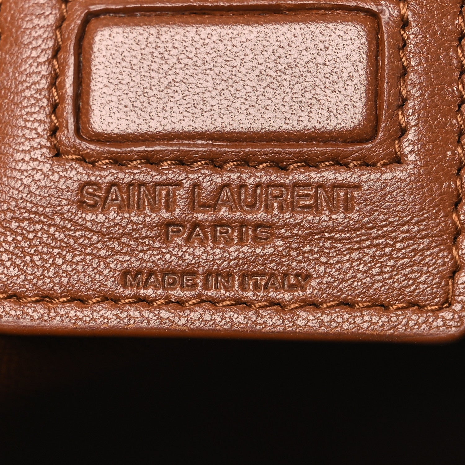 Saint Laurent Calfskin Monogram Deli Paper Bag Vintage Beige 7 of 13