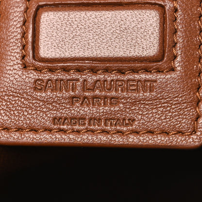 Saint Laurent Calfskin Monogram Deli Paper Bag Vintage Beige 7 of 13