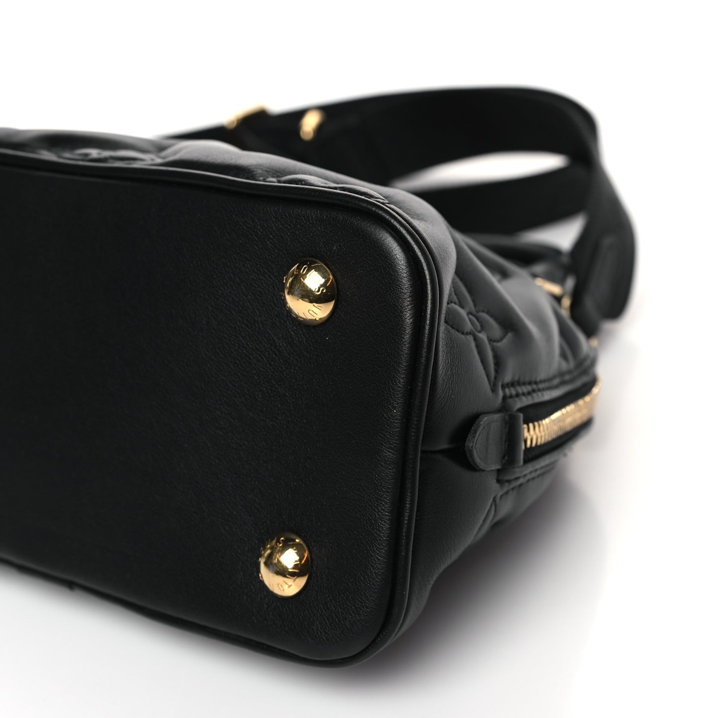Calfskin Bubblegram Alma BB Black