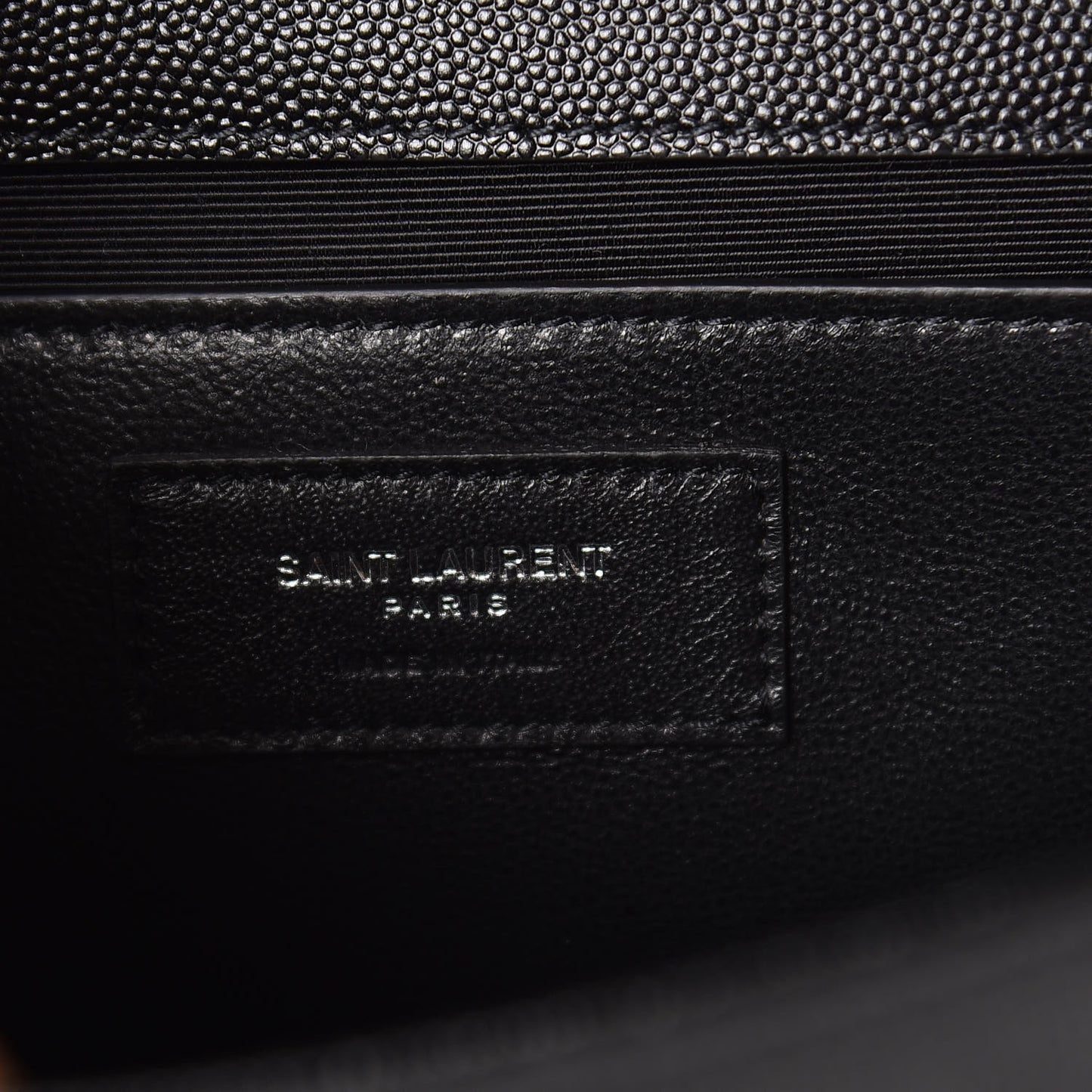 Grain De Poudre Medium Classic Monogram Kate Satchel Black