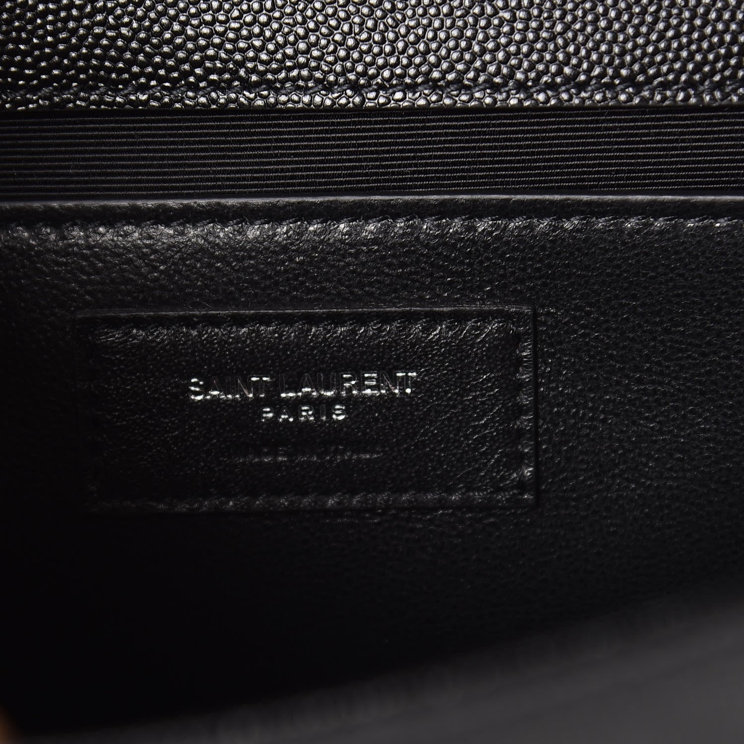 Saint Laurent Grain De Poudre Medium Classic Monogram Kate Satchel Black 7 of 10