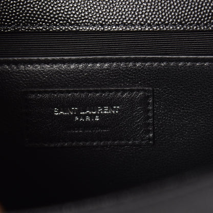 Saint Laurent Grain De Poudre Medium Classic Monogram Kate Satchel Black 7 of 10