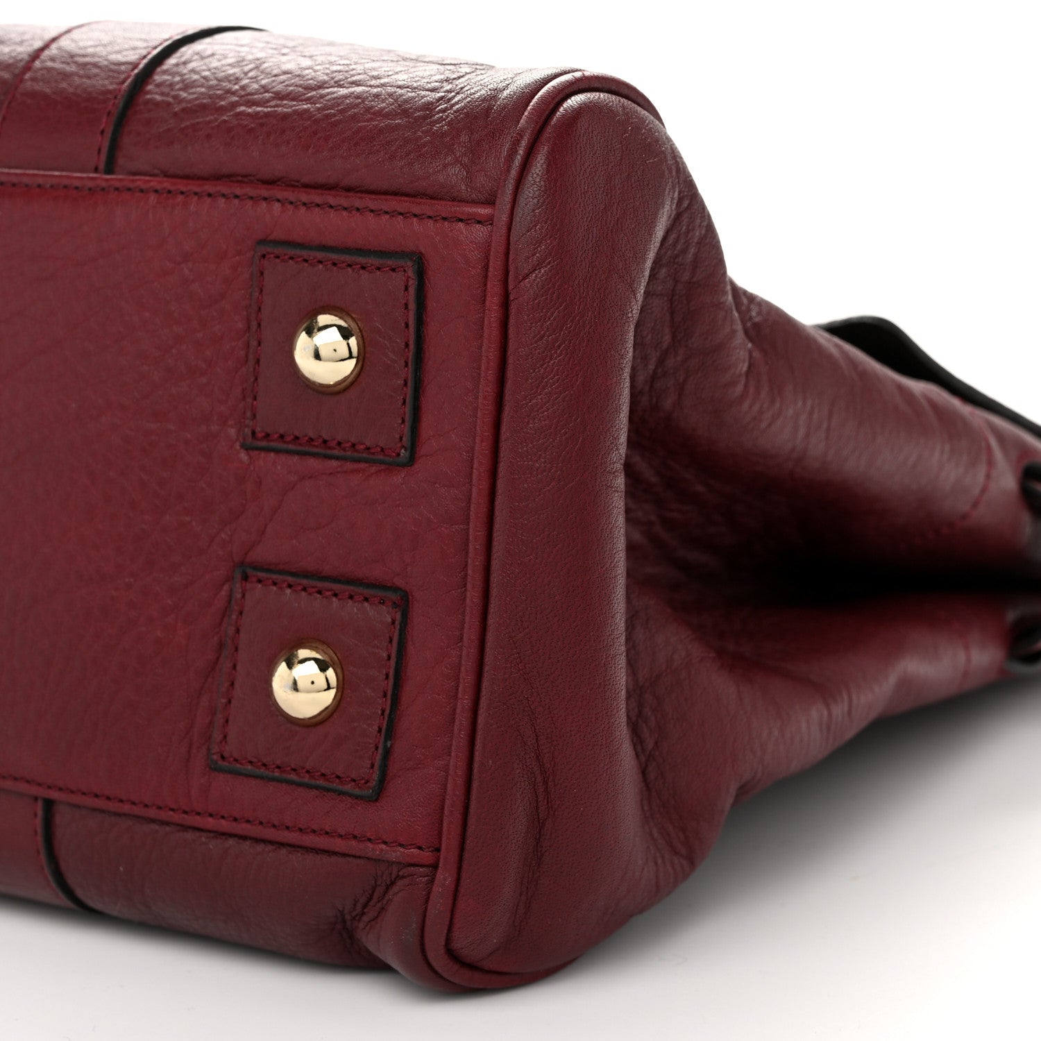 Mulberry Natural Leather Bayswater Oxblood 10 of 12