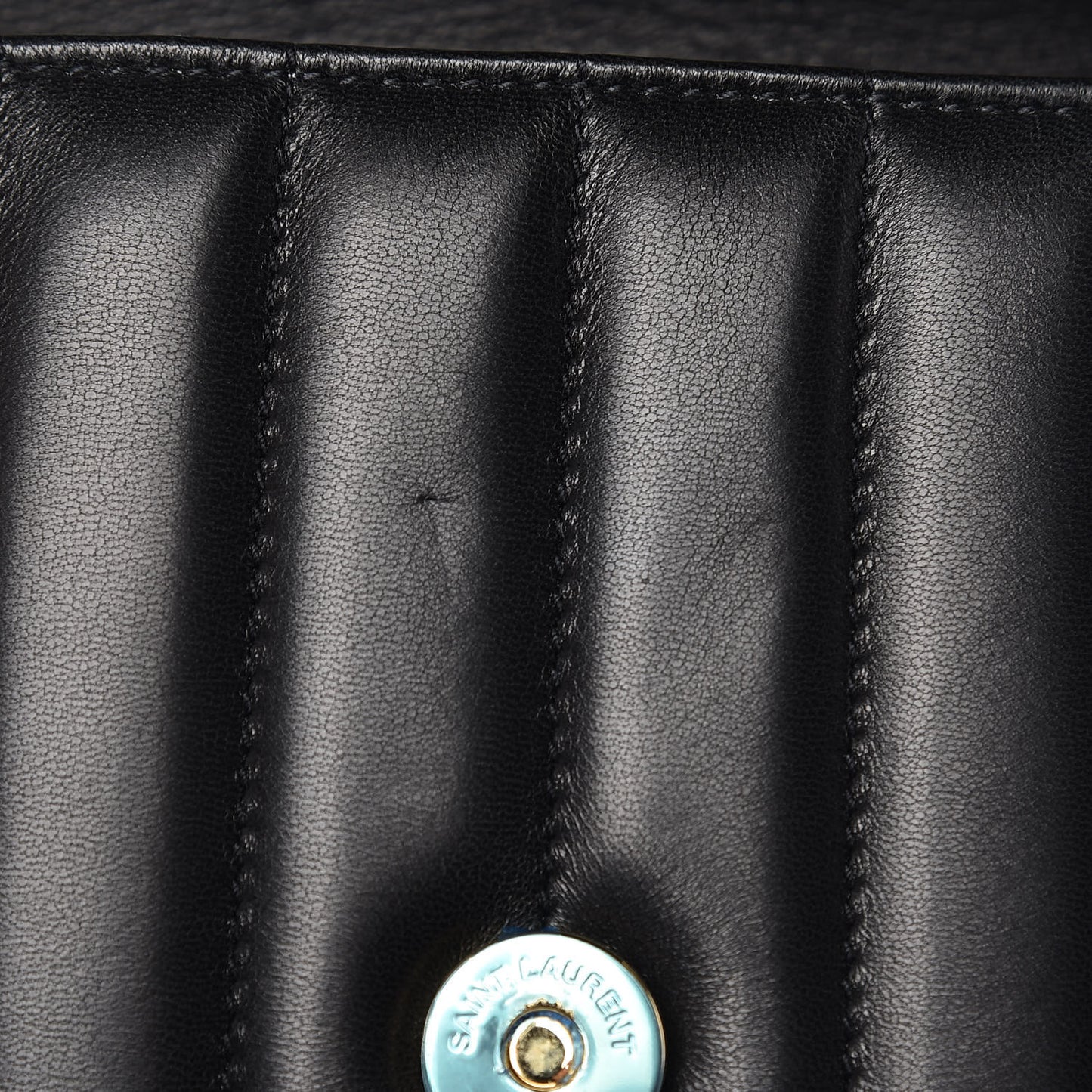 Lambskin Matelasse Monogram Medium Vicky Chain Bag Black