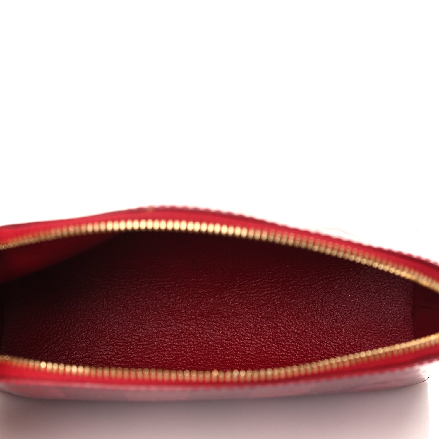 Louis Vuitton Vernis Rayures Cosmetic Pouch Pomme D'Amour 5 of 6