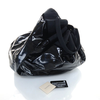 Chanel Vinyl Stretch Spirit Large Cabas Tote Black 5 of 11