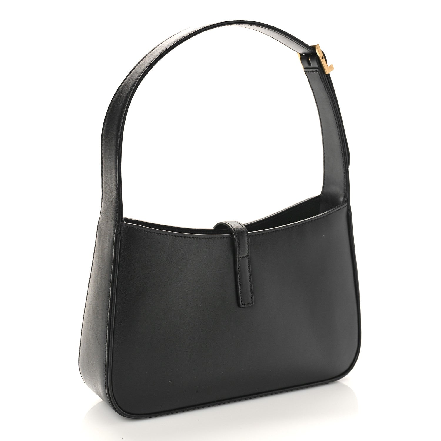 Saint Laurent Smooth Calfskin Le 5 A 7 Hobo Black 3 of 8