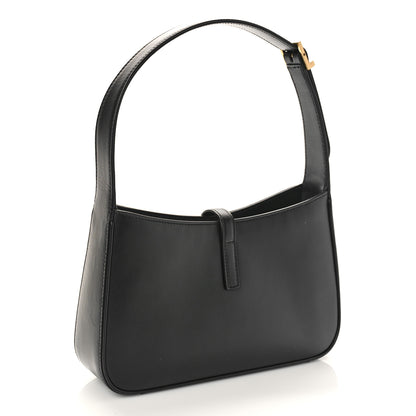 Saint Laurent Smooth Calfskin Le 5 A 7 Hobo Black 3 of 8