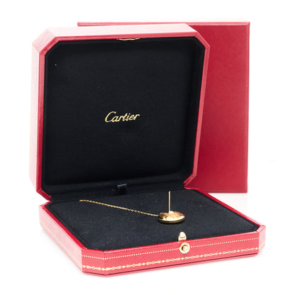 Cartier 18K Yellow Gold Diamond Mother of Pearl XS Amulette de Cartier Pendant Necklace 5 of 5
