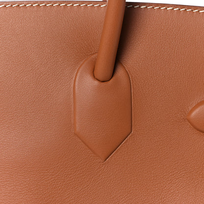 Hermes Swift Birkin Shadow 25 Gold 10 of 29