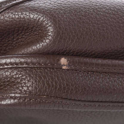 Hermes Taurillon Clemence Evelyne III PM Chocolate 10 of 11