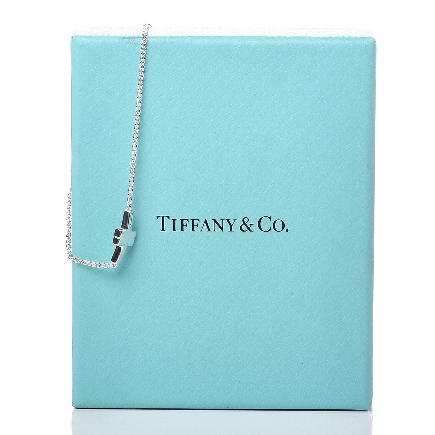 Sterling Silver T Two Single Chain Bracelet