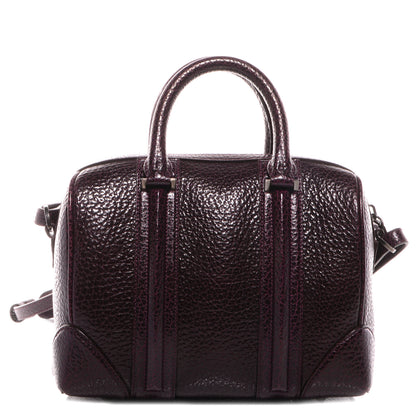 Givenchy Glazed Pebbled Calfskin Mini Lucrezia Aubergine 1 of 10