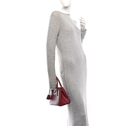 Prada Saffiano Lux Small Galleria Double Zip Tote Cerise 2 of 10