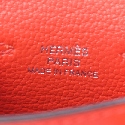 Hermes Tadelakt Chevre Mysore Kelly Quelle Idole Bag Charm Capucine Jaune De Naples Vert Vertigo Zanzibar 3 of 6