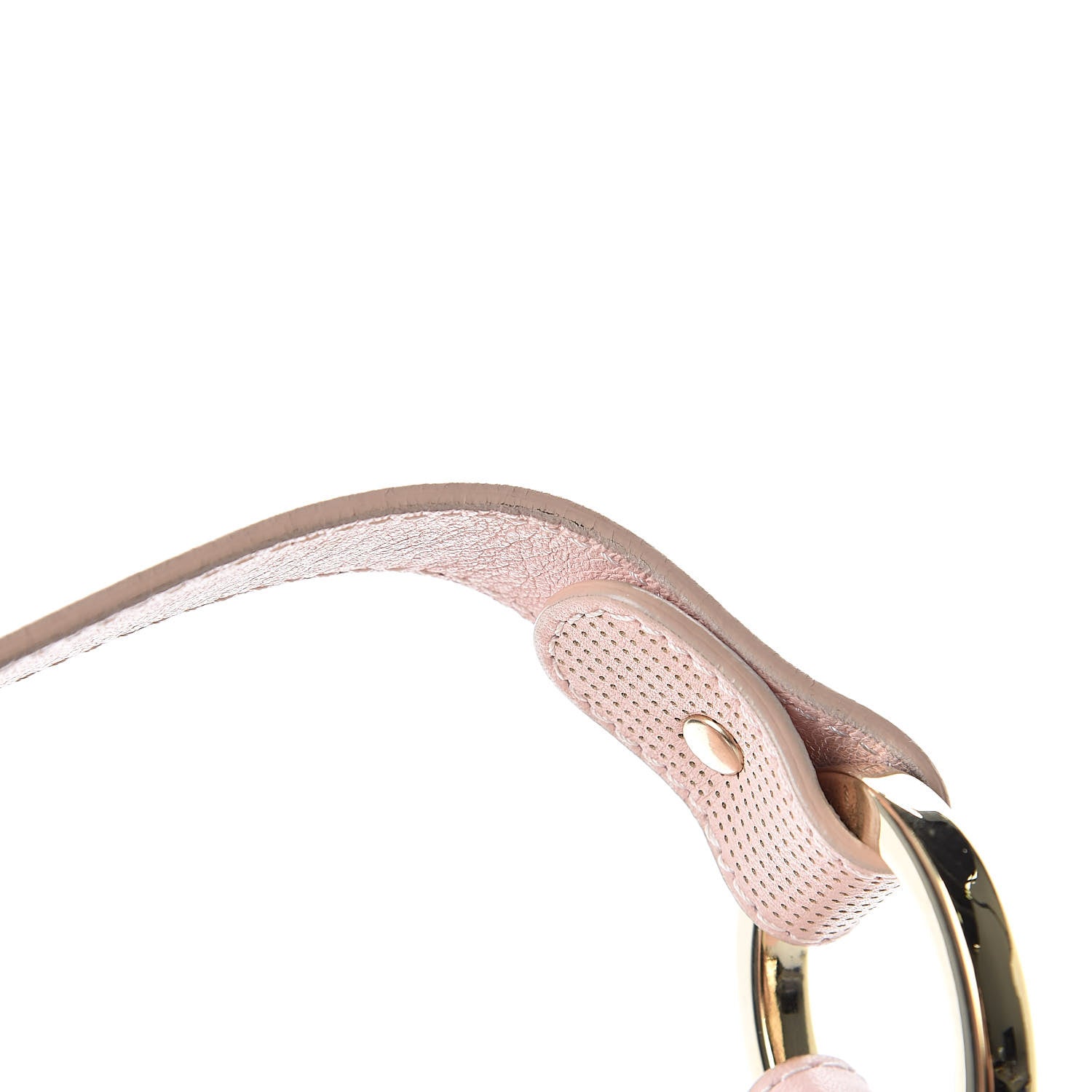 Fendi Calfskin Perforated Chef Hobo Pink 11 of 12