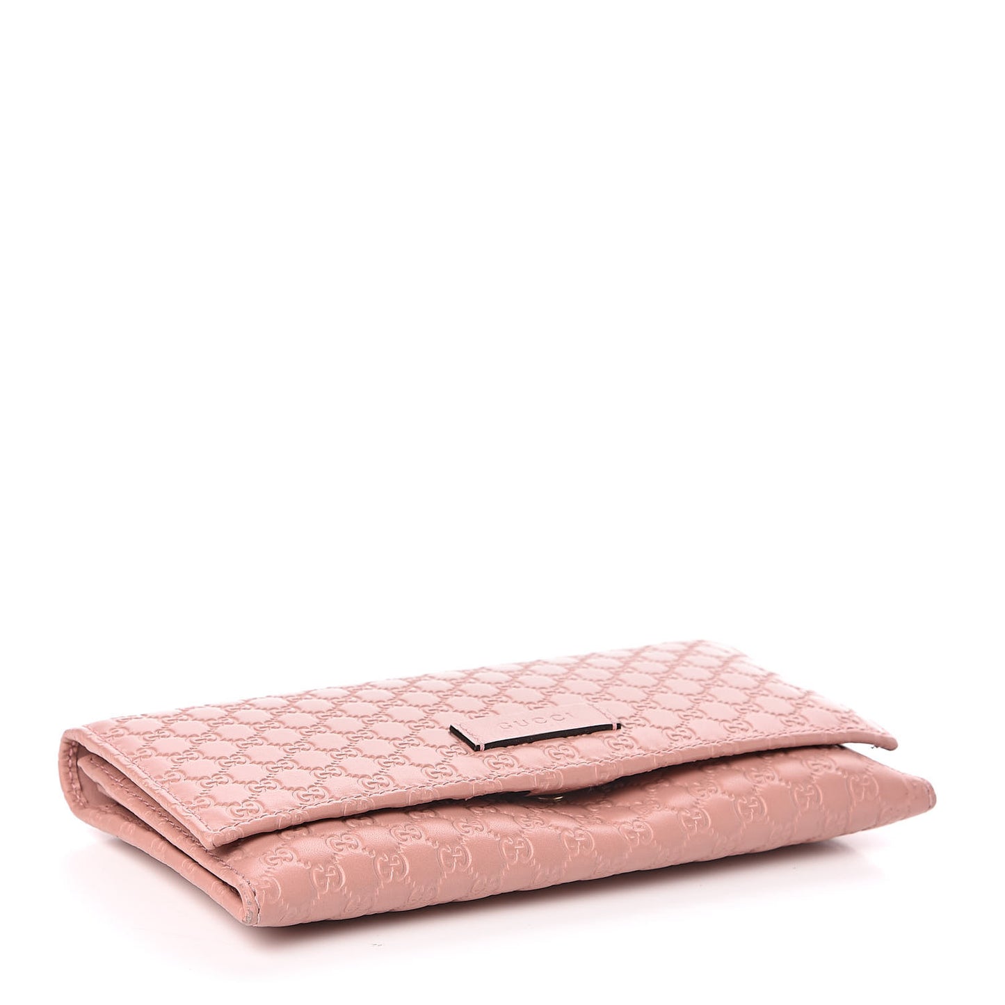 Soft Microguccissima Continental Wallet Soft Pink