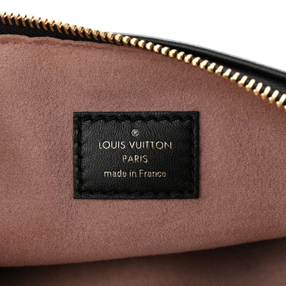 Louis Vuitton Lambskin Embossed Monogram Coussin PM Black 6 of 9