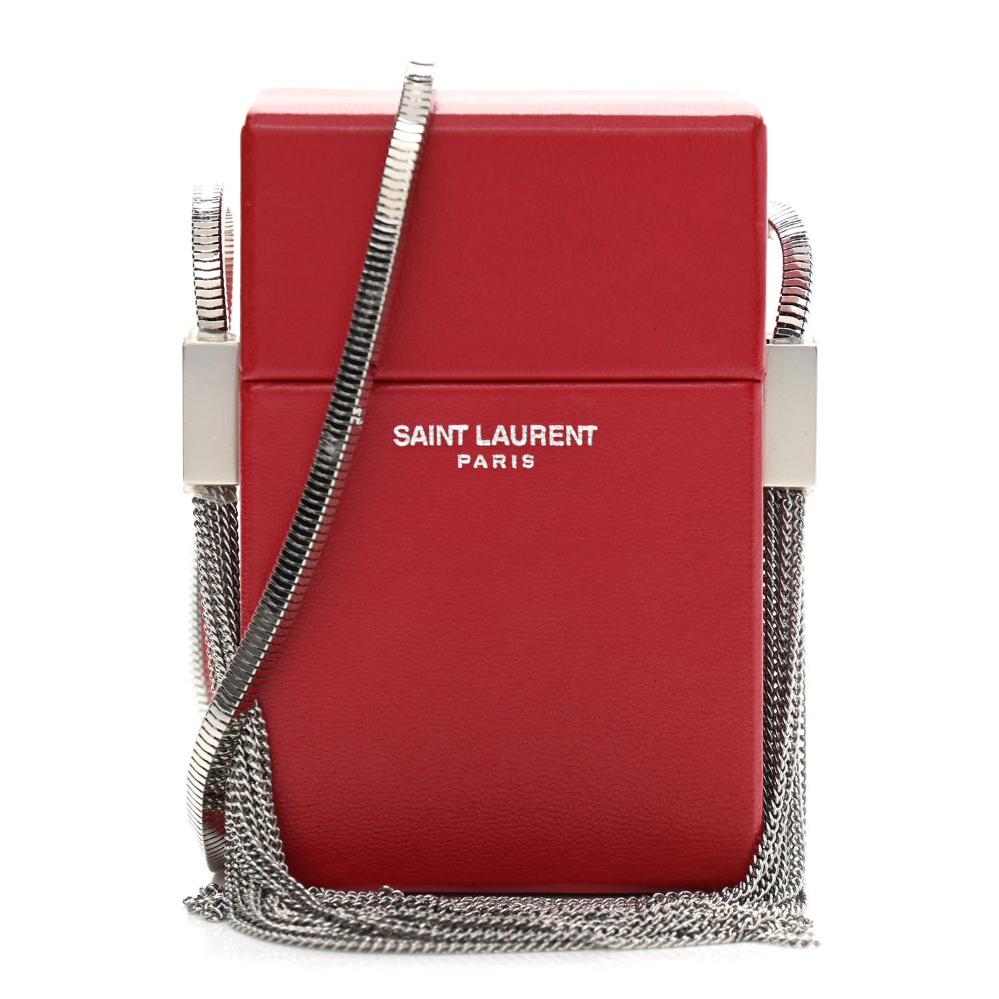 Lambskin Smoking Box Crossbody Rouge Eros