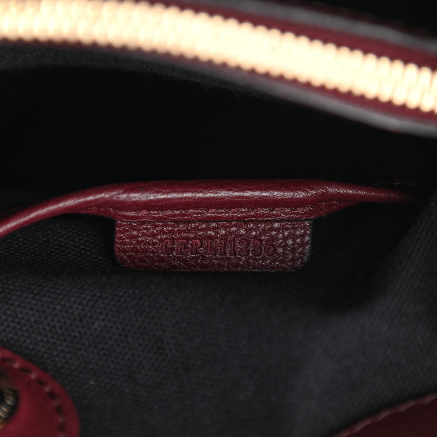 Burberry Grainy Calfskin House Check Medium Banner Tote Mahogany Red 9 of 13